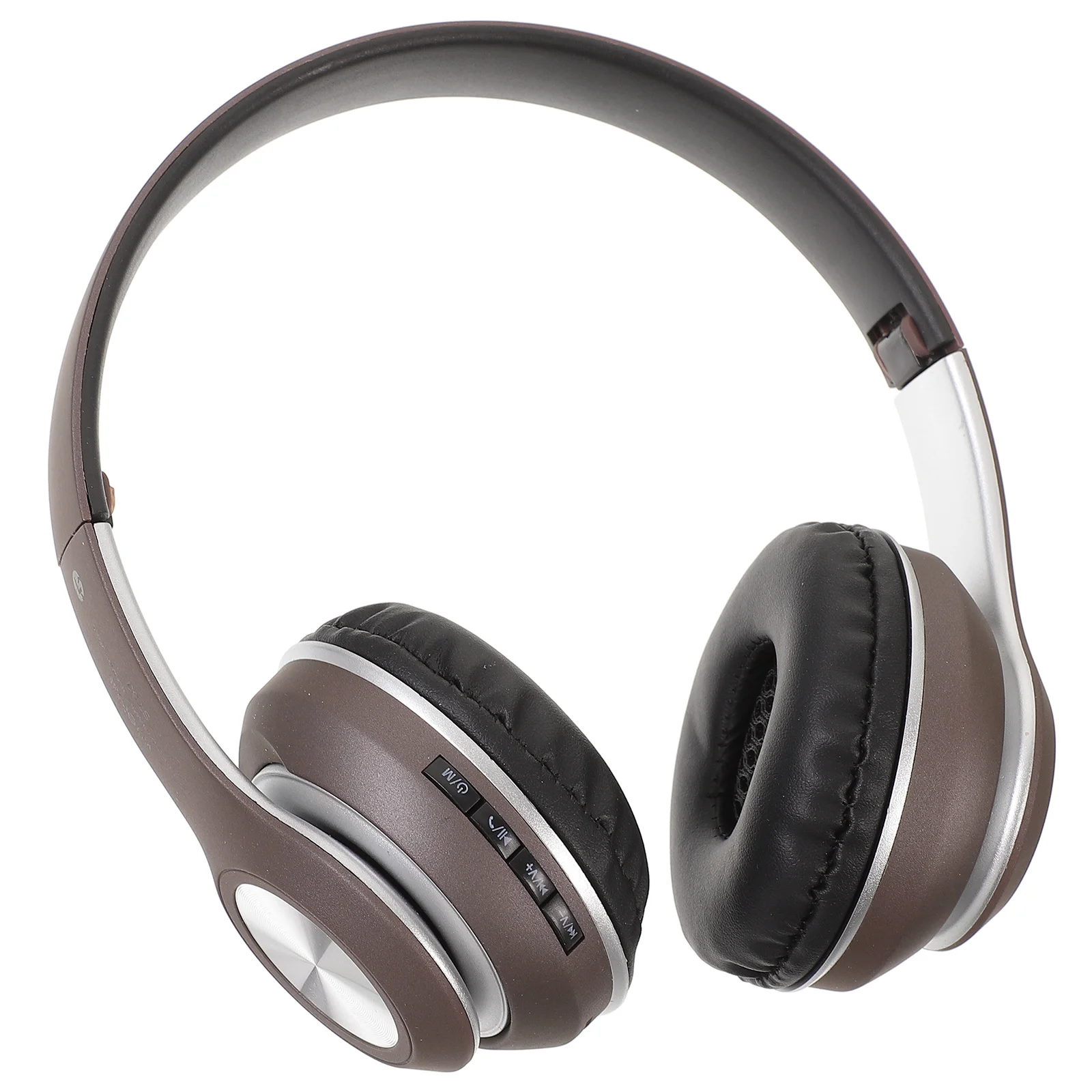 

Portable Foldable Headphones Brown Wireless Headset Sports Stereo Noise Cancelling Headphone Wireless Headphone