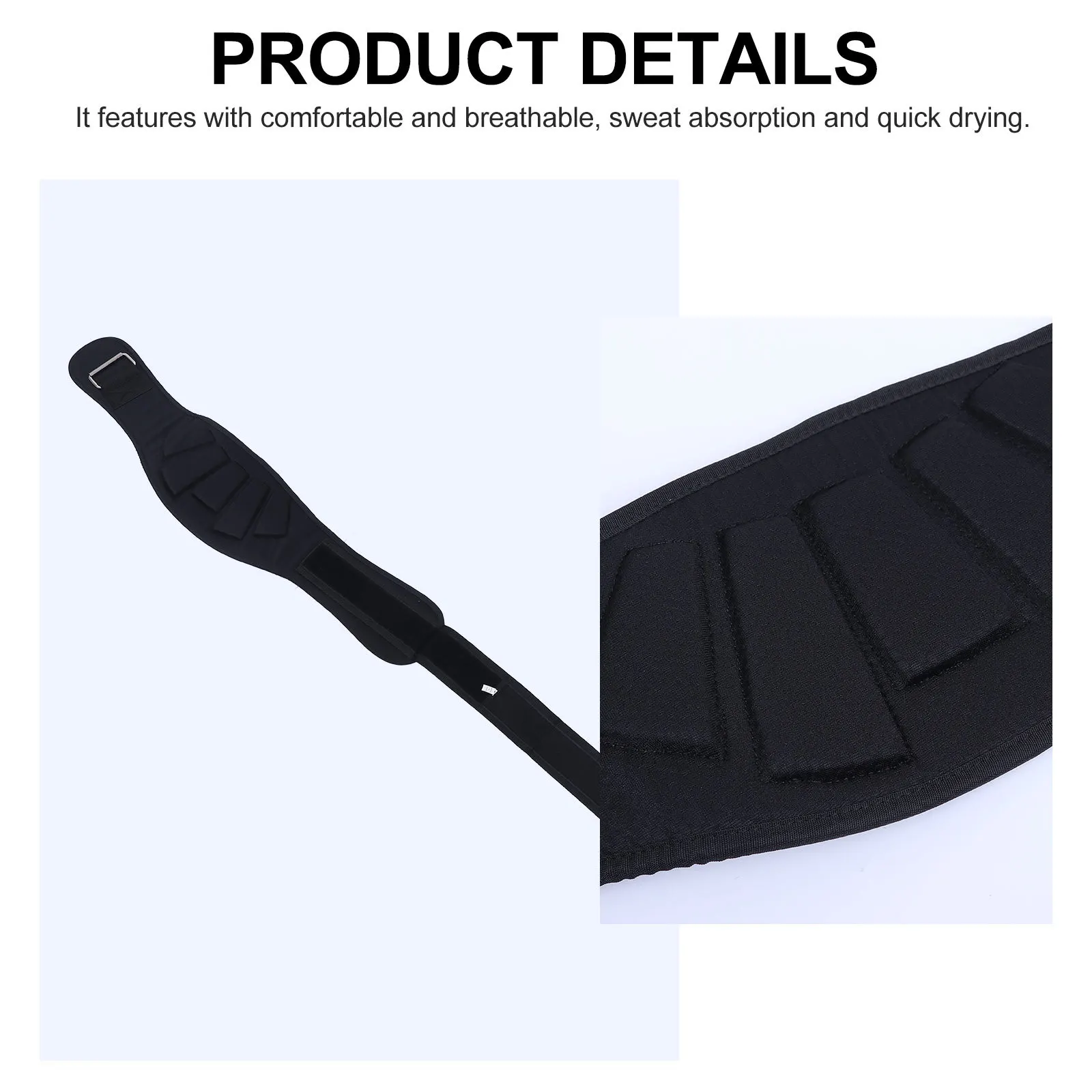 

1Pcs Long Lasting Breathable Fitness Waist Belt Sports Weightlifting Support Exquisite Stitching Weightlifting Waist Support