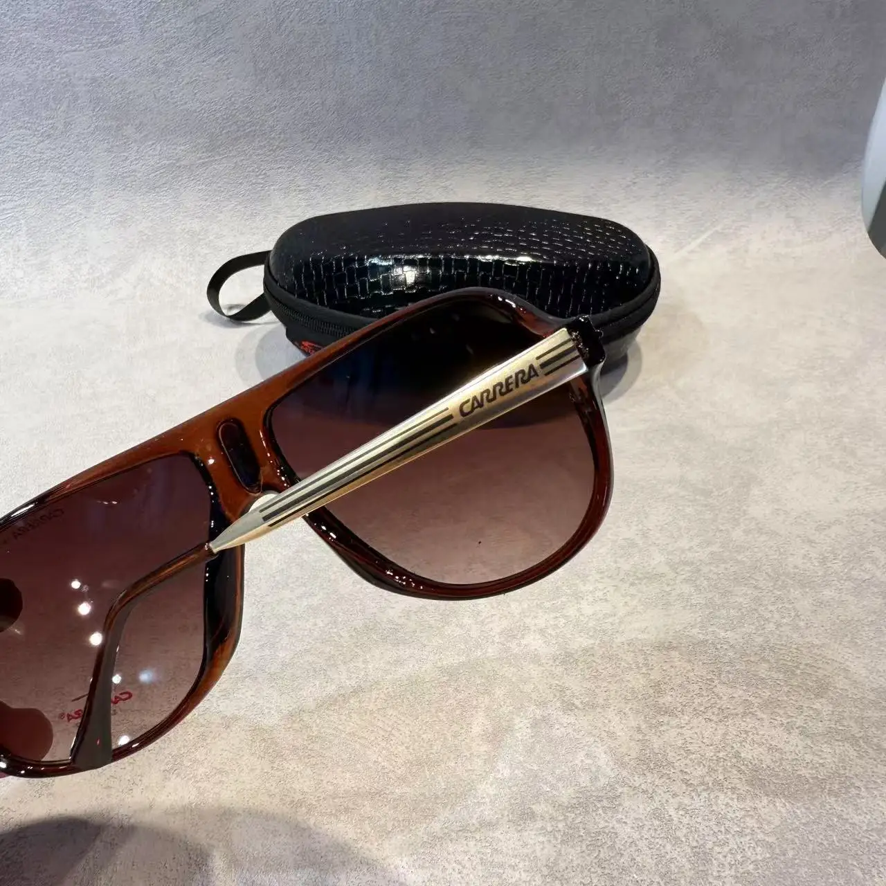 Carrera الرجال العلامة التجارية النظارات الشمسية خمر نظارات شمسية الرجال النساء كبيرة مربع كبير الحجم الملونة في الهواء الطلق الرياضة القيادة نظارات CA020
