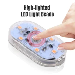 Led Car Interior Light for Ceiling Floor Hood Trunk Touch Car Reading Light USB Rechargeable Magnetic Atmosphere Lamp