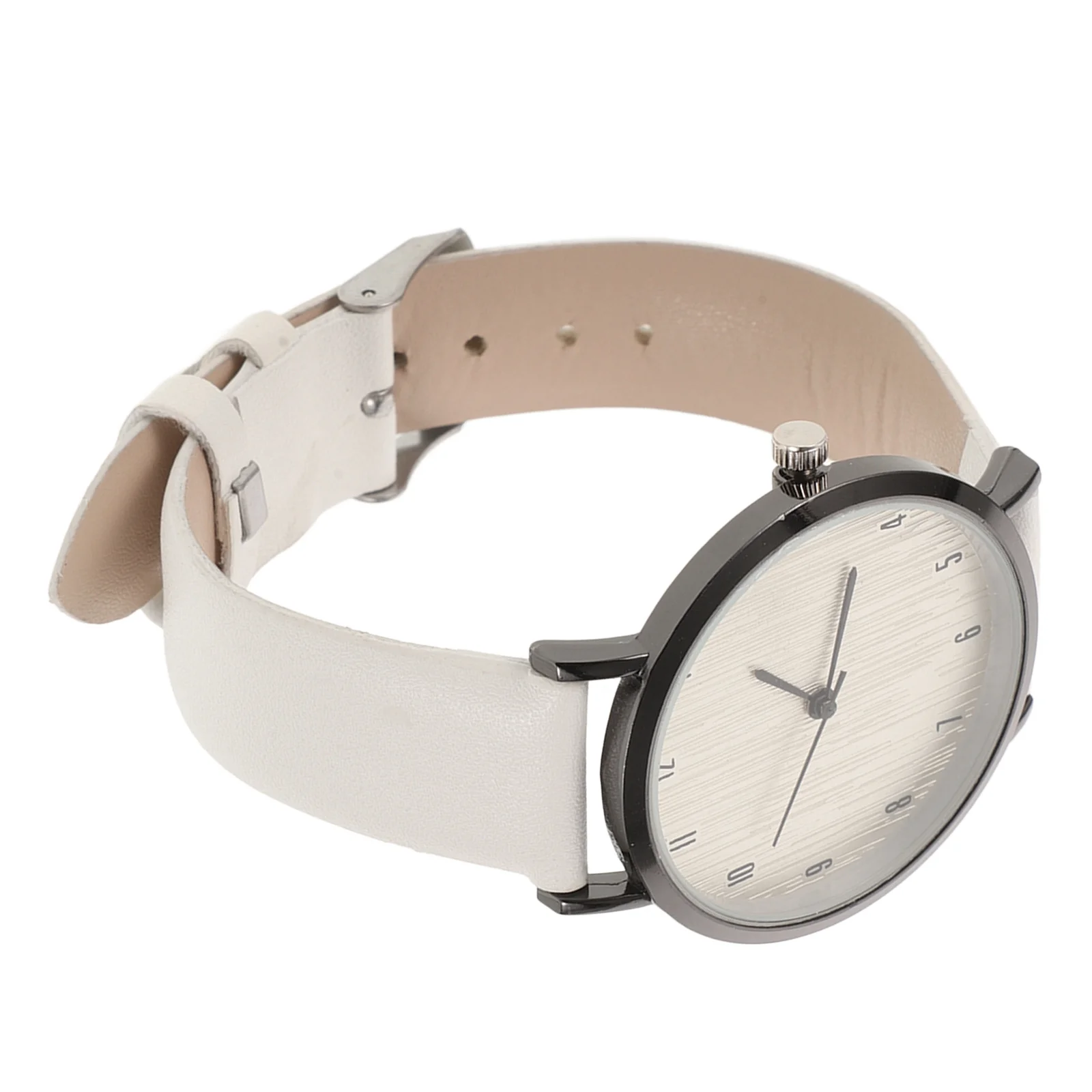 

Quartz Watch Women Lightweight Fashion Wristwatch Stylish Wood Grain Dial Precision Movement Durable Material Casual Event