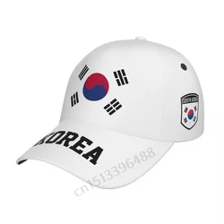 South Korea Flag 3D Soccer Hats Sun Baseball Cap Breathable Adjustable Men Women Outdoor Fishing Hat