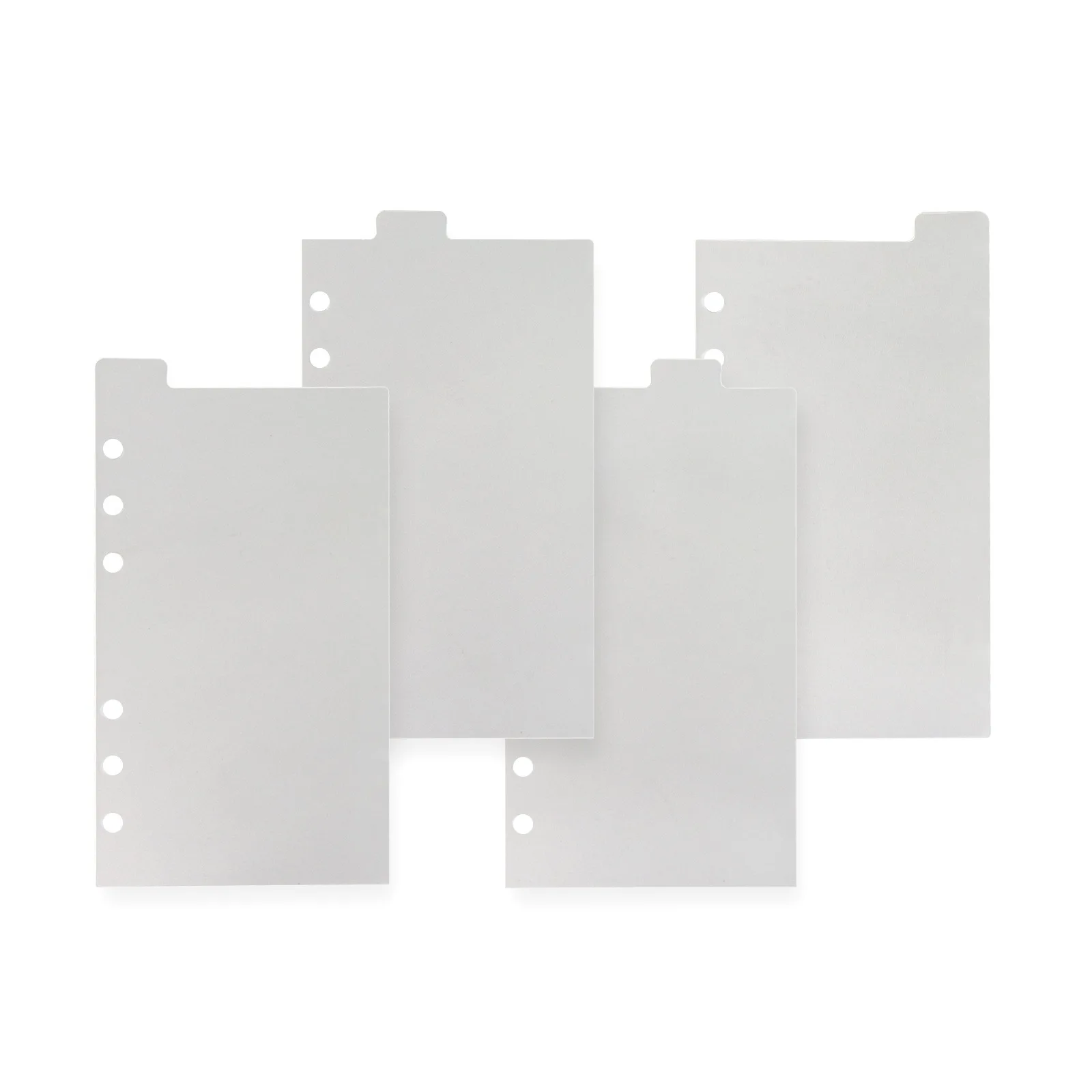 SKYSONIC A5 A6 A7 Spiralbinder-Indextrenner, transparente Seitenteiler, 6 Stück/12 Stück, 6 Löcher, Tafelseiten, englische Aufkleber – Detail 39