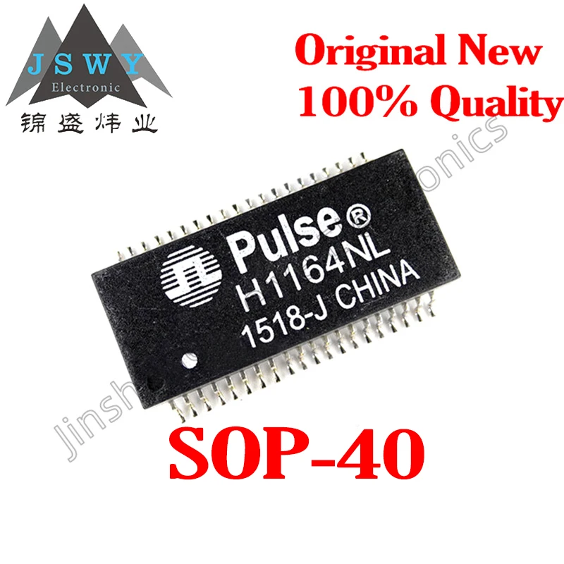 

5~10PCS 100% Brand New H1164NL H1164NLT SMD SOP-40 Network Filter Audio/Signal Transformer Original Genuine Large Stock