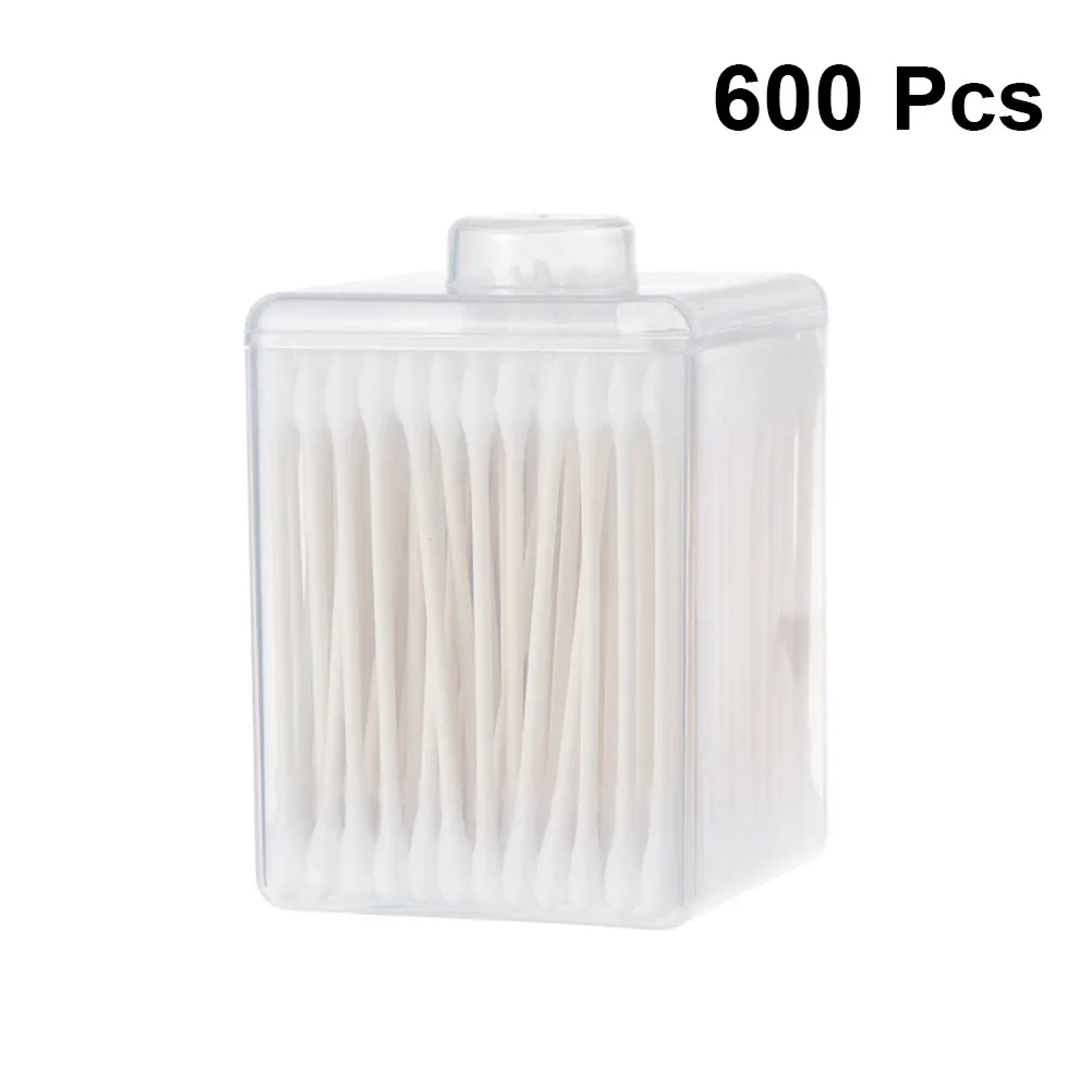Picture 4: 600Pcs Double Head Cotton Swabs Multipurpose Makeup Beauty Tool for Cleaning Dust Injury Care and Fine Seam Cotton Swab