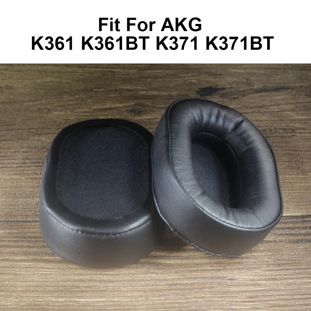 وسادات الأذن ل AKG K361 K361BT K371 K371BT سماعة الأذن وسائد البروتين القطيفة رغوة الذاكرة بطانة للأذن