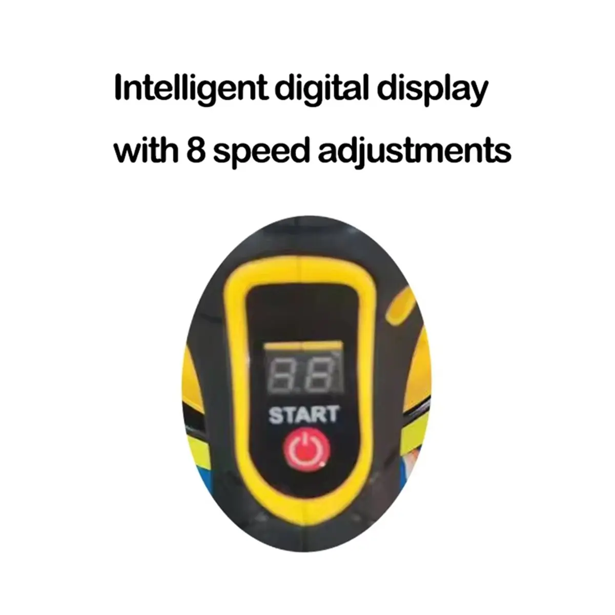 【Polishing】 Electric Polisher Digital Display Cordless Car Polisher Auto Car Waxing Polishing Machine 20V Battery