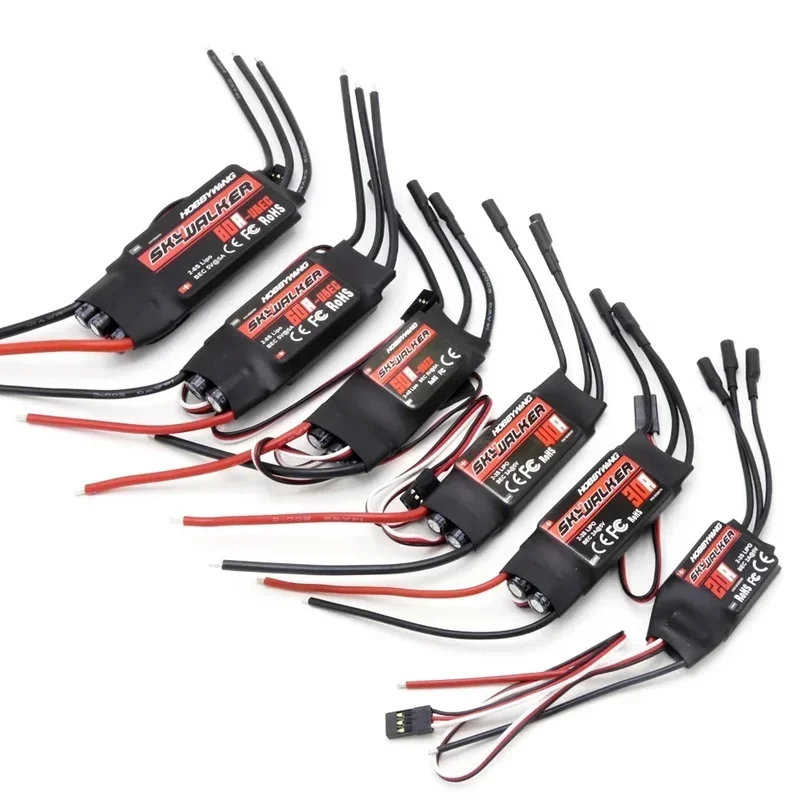

Контроллер скорости Hobbywing Skywalker 40a 50a 60a 80a 15a 20a 30a V2 Esc с Ubec для РУ самолетов, вертолетов