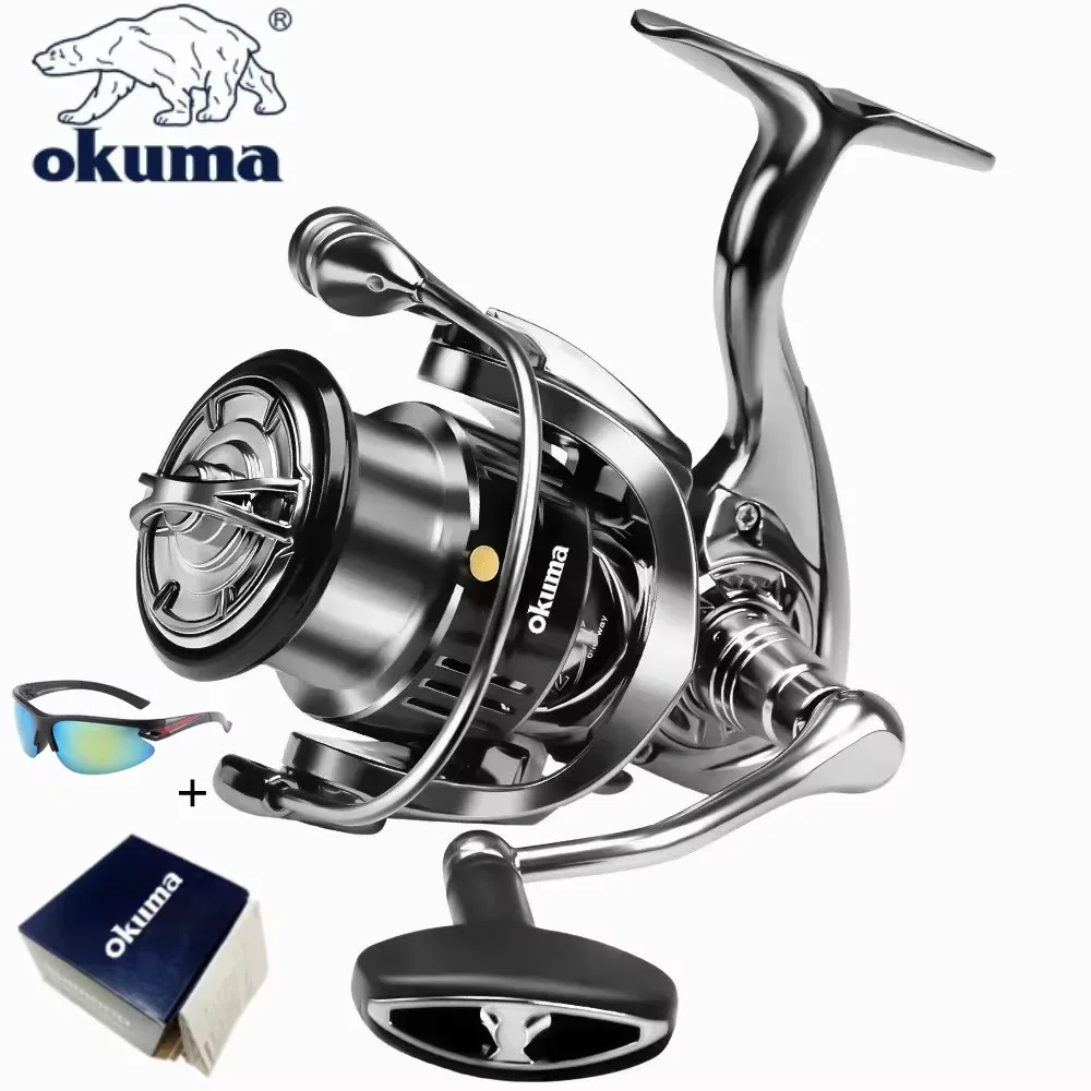 

Original OKUMA Metal Spool Grip Saltwater Freshwater Spinning Reel Suitable For Any Fish Species