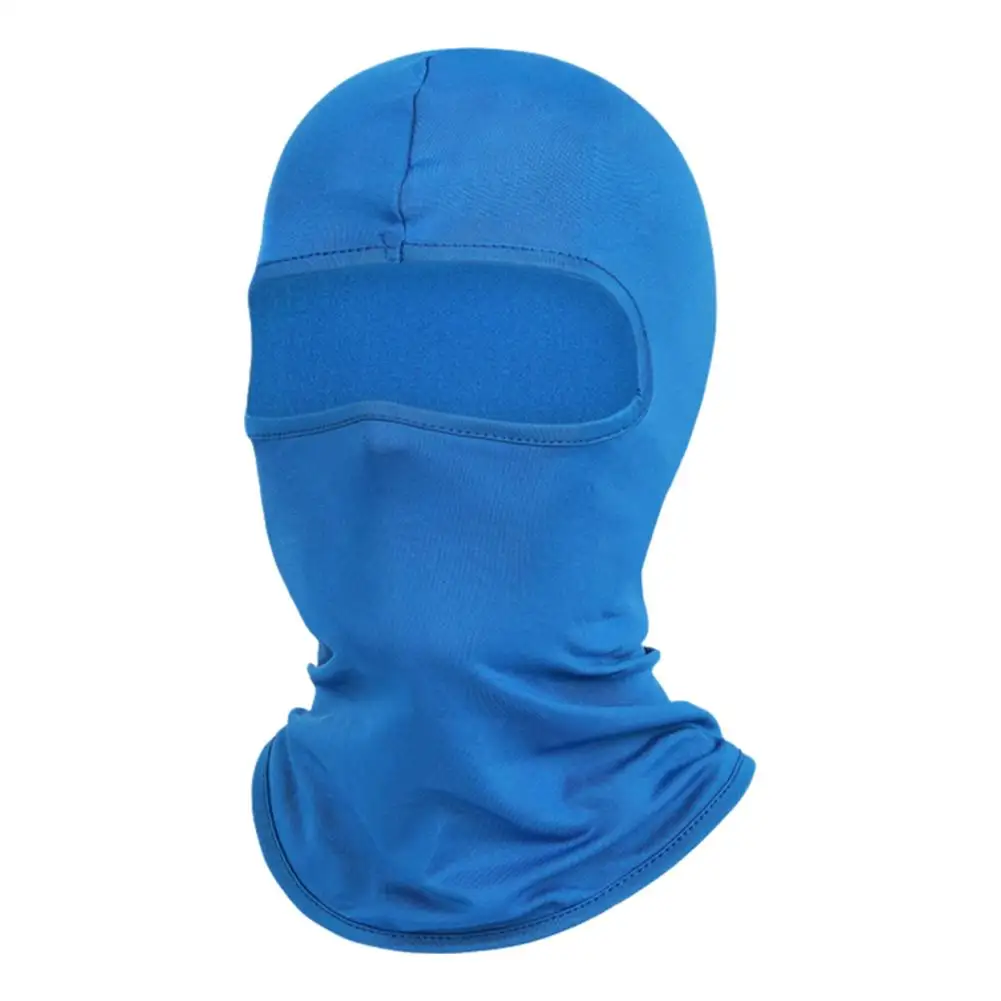 Balaclava masker wajah penuh cepat kering, penutup kepala Anti-UV tahan angin untuk Balap MTB sepeda motor D0W5