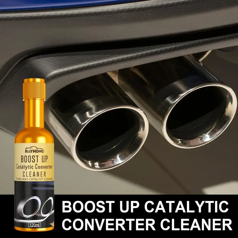 120ml Car 3-way Catalytic Cleaner Auto Catalytic Converter Cleaning Agent Universal Gasoline Car Catalyst Engine Booster Cleaner