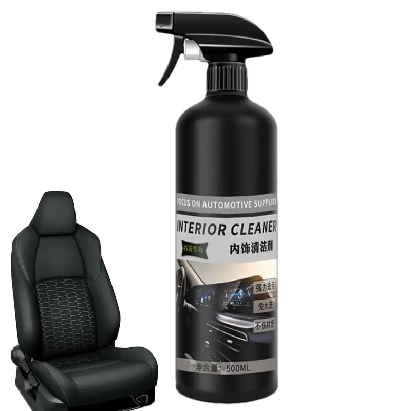 

Auto Interior Cleaner Interior Cleaning Spray 500ml Multi-Purpose Cleaning Spray For Car Detailing Dashboard Cleaner Interior