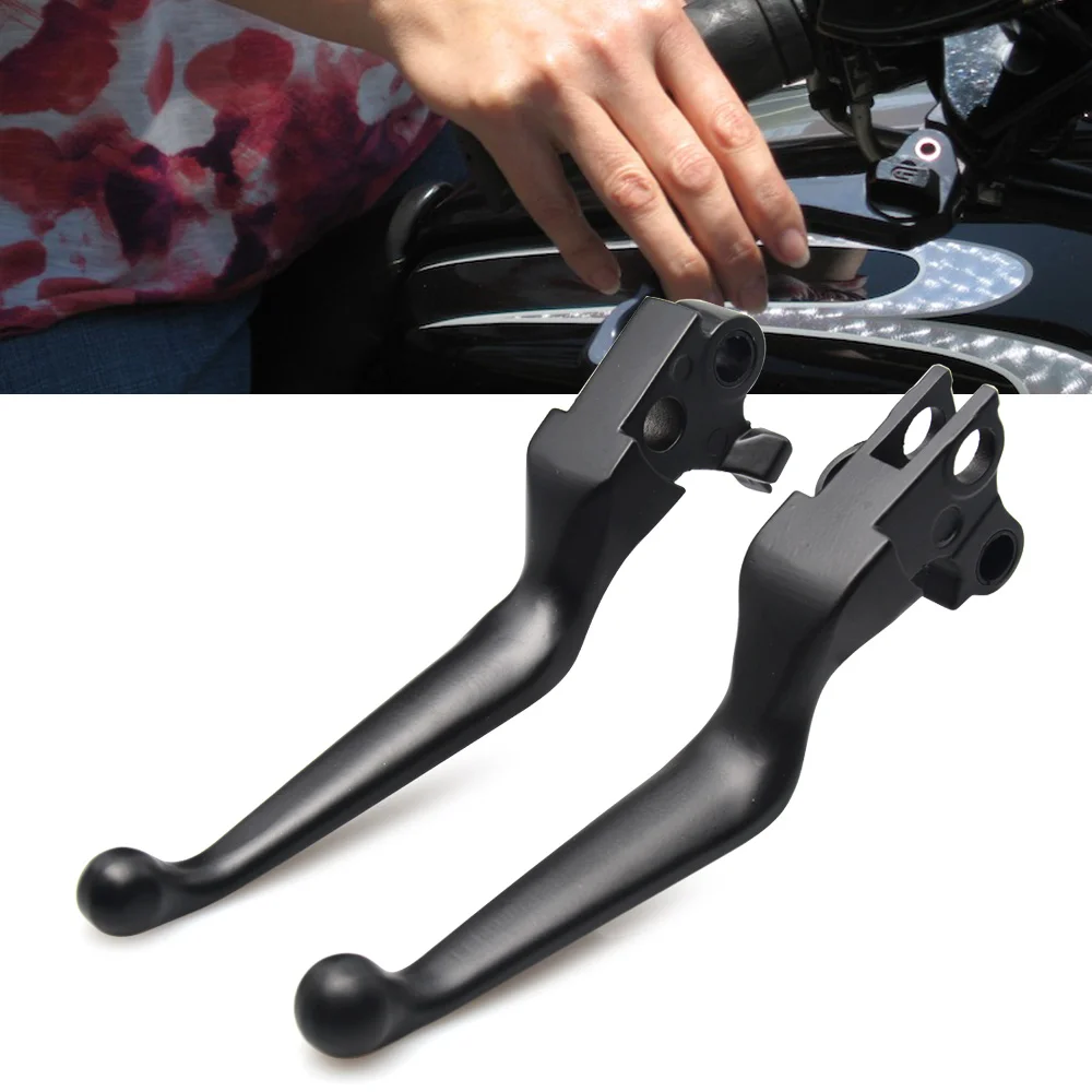 

Black Motorcycle Hand Control Brake Clutch Lever For Harley Softail Dyna Sportster 1200 883 Touring Electra Road Glide 1996-2017
