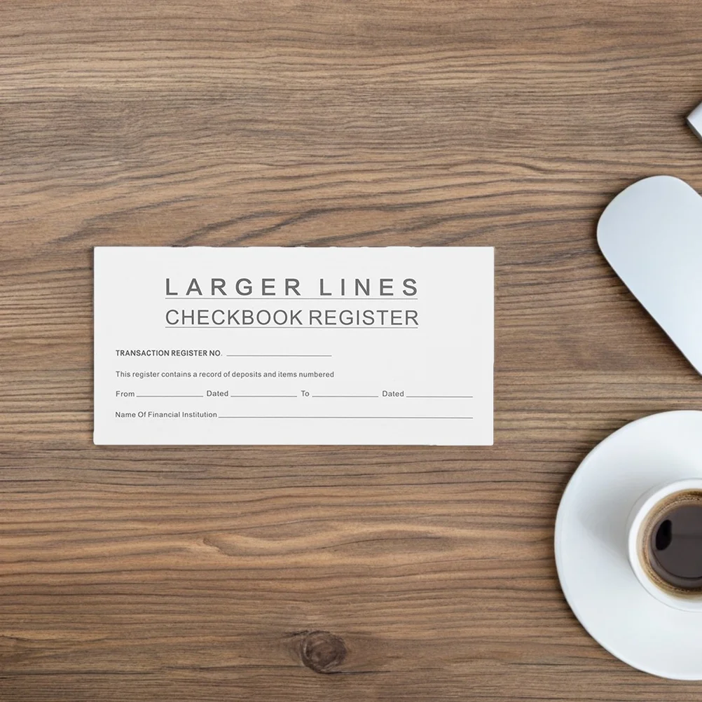 10pcs Checkbook Register Blank Financial Notebook Portable Personal Budget Tracker With 2024-2026 Calendar Accounting Ledger