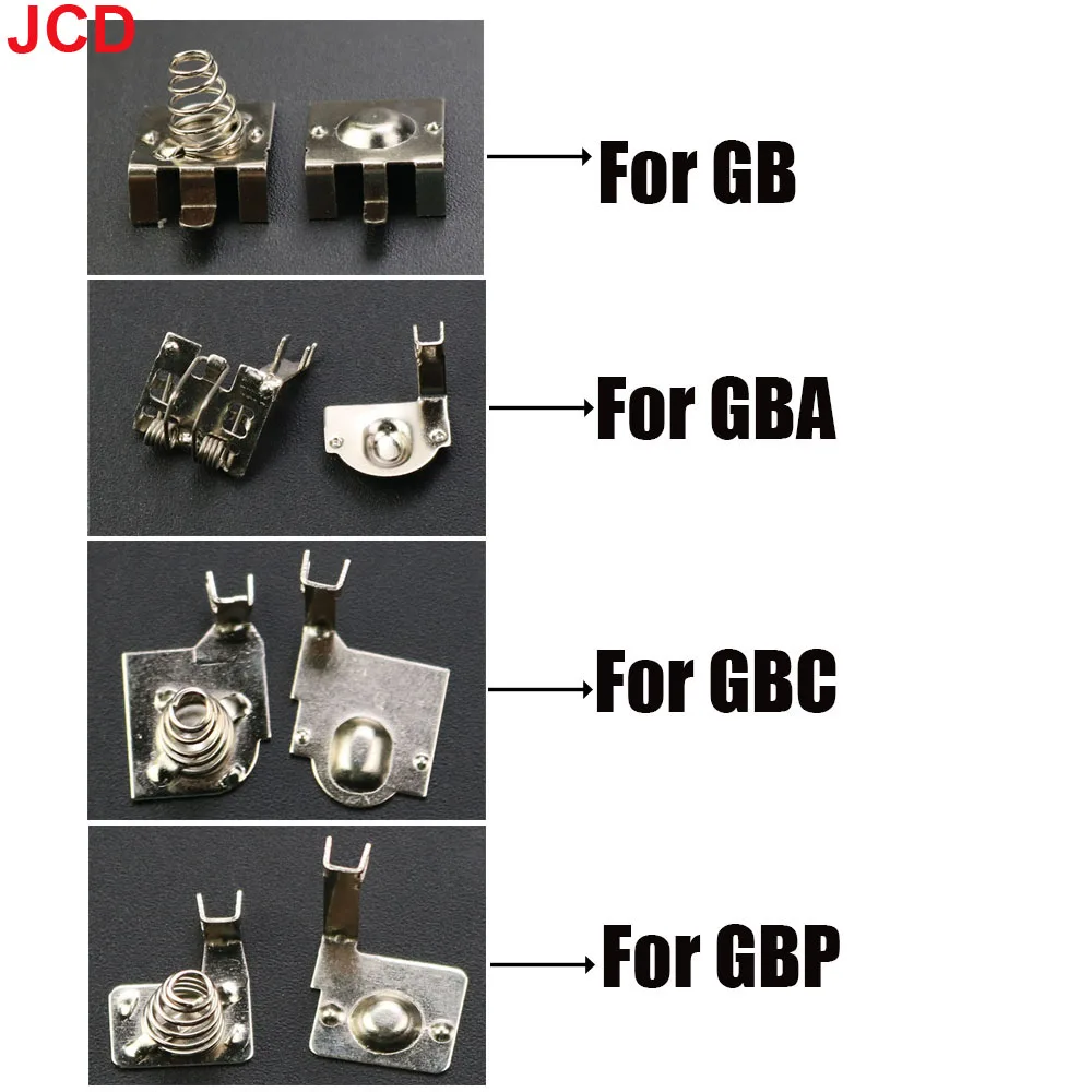 JCD For Game boy Advance Color Console shell Motherboard Battery Terminals Spring Contacts Battery Holder For GB DMG GBA GBC GBP