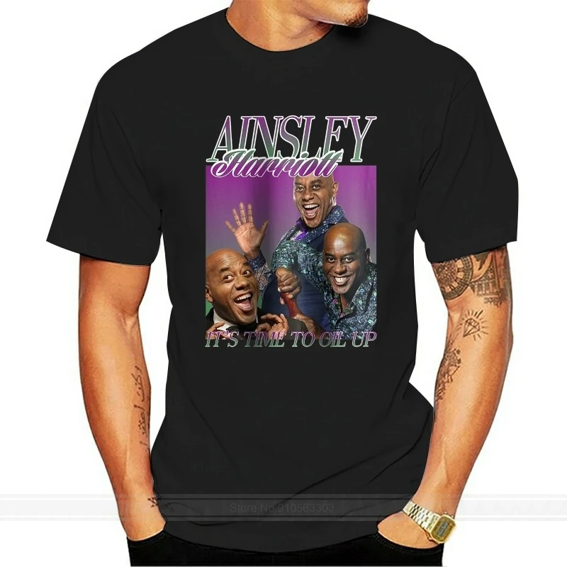 Ainsley Harriott  Meme Parody Funny Vintage Homage - Mens Unisex T-Shirt S-3XL male brand teeshirt men summer cotton t shirt