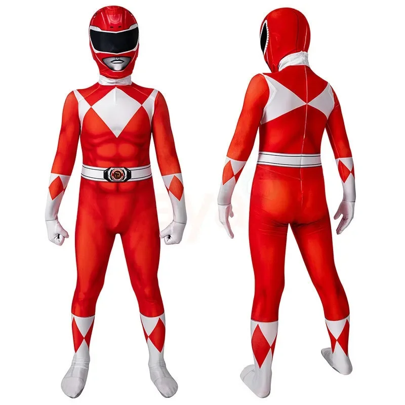 Volwassen Kinderen Morpher Superheld Samurai Sentai Shinkenger Rangers Cosplay Fantasia Halloween Kostuum Masker Voor Mannen