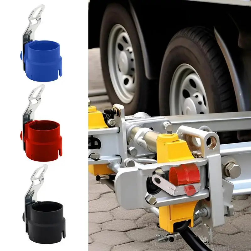 Round Parking Cover Trailer Plug Holder Trailer Connector For 7 /13 Pin Trailer Plugs Socket Trailer Connection Fixator