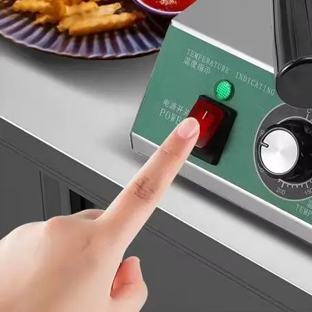 Waffle Burger Makin…