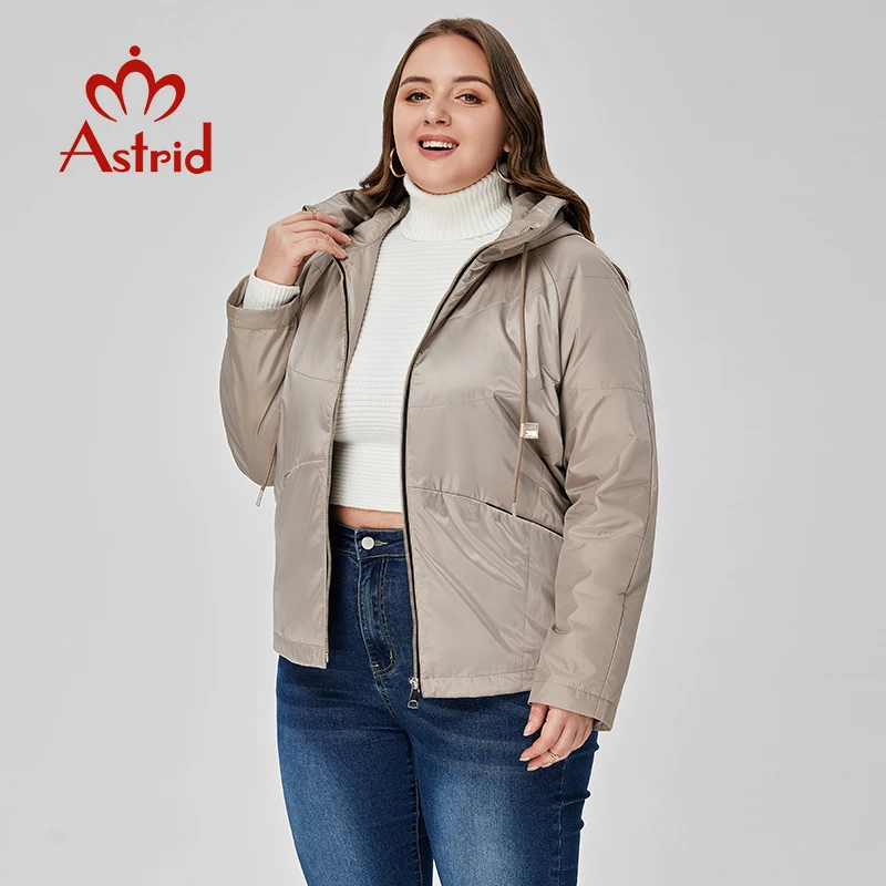 Astrid Women's Spring Jacket 2023 Padded Coat Women Short Parkas Casual Fashion Warm Female Clothing New In Outerwears Plus Size