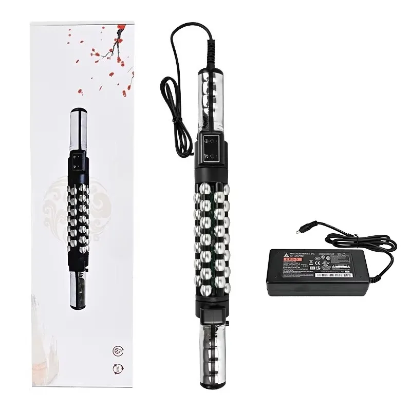 Heated Electric Roller Massager Portable Muscle Training Slimming Body Massage Home Fitness Device