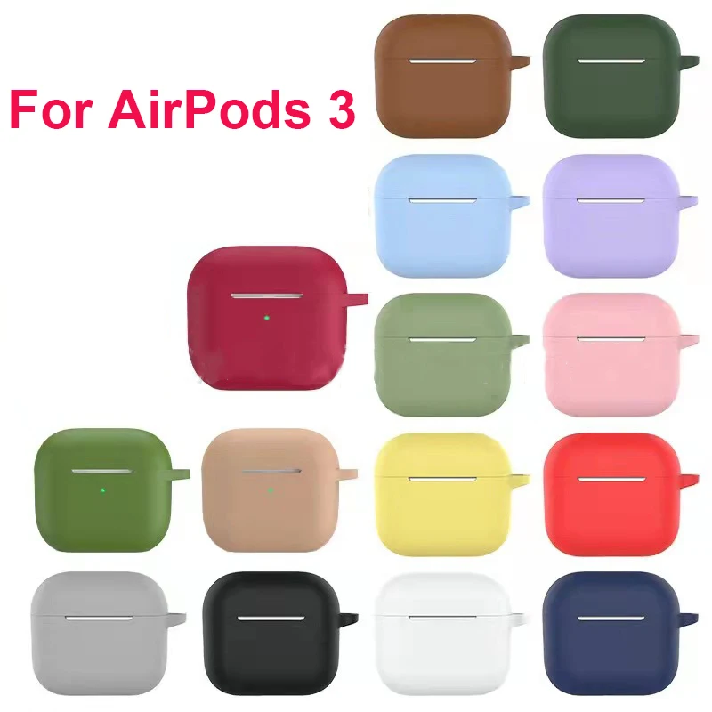 Case For Apple Airpods 3 Case earphone accessories wireless Bluetooth headset silicone Apple Air Pod 3 cover airpods3 case