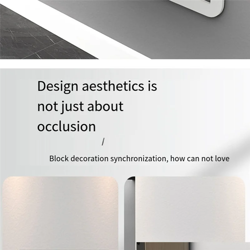 ABWZ-Weak Electric Box Decoration Blocks Multimedia Information Box, Cable Box, Ultra-Thin Cover Plate, Electric Meter