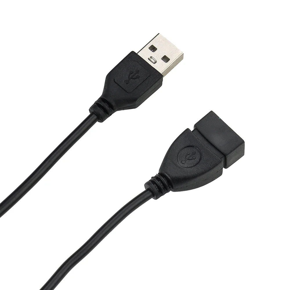 

100pcs 1m USB 2.0 Extension Cable Male to Female Data Charge Cord Wire For Mouse Keyboard Computer PC