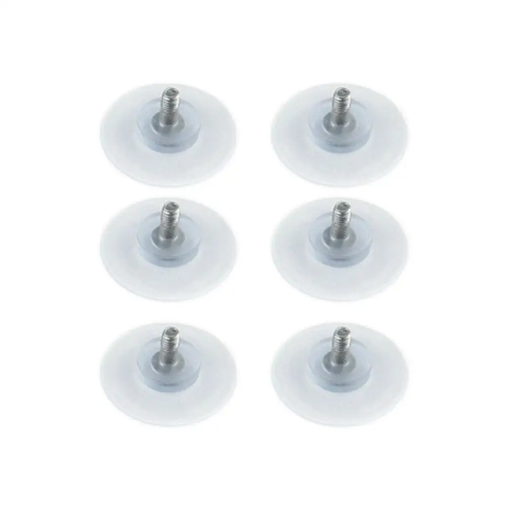 6 Pcs Suction Cups PVC Strong Rubber Base Glass Work Suction Cups Sucker Hanger Desk Anti Collision HomeDecoration Holiday