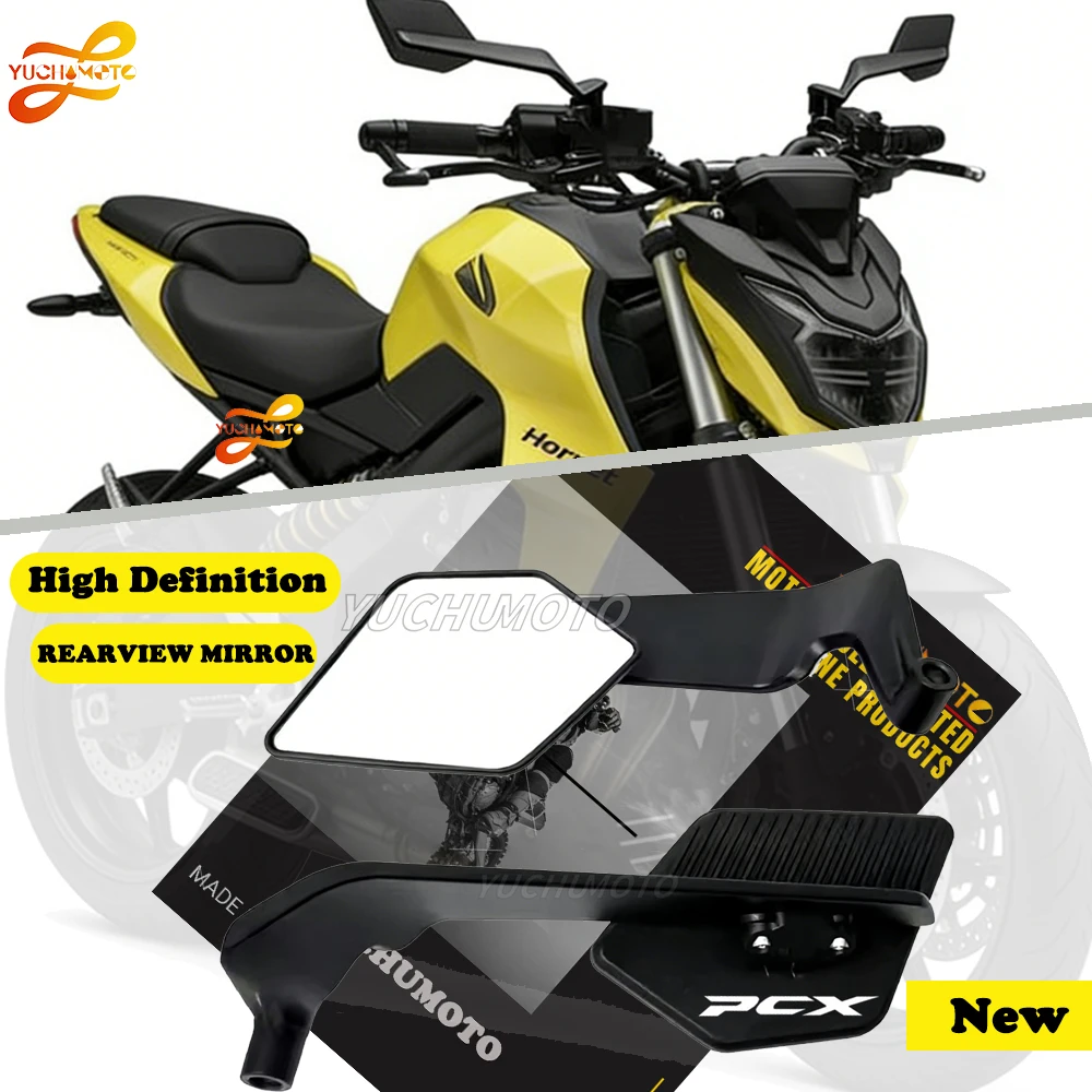 

Motorcycle CNC rearview mirror fixed wing Accessories Foldable blade-shaped Fit For PCX125 PCX150 PCX160 pcx 125 pcx 150 pcx 160