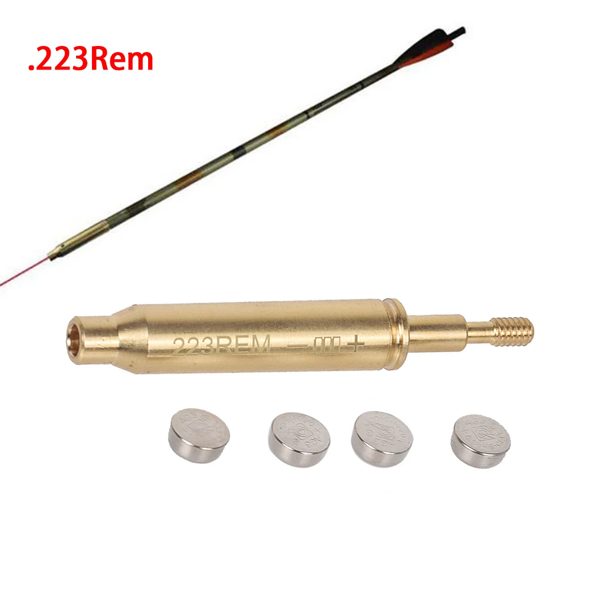 

Tactical Archery .223 REM Red Brass Laser Sight Scope Bore Sighter Arrows Sighting For Compound Bow Hunting Crossbow