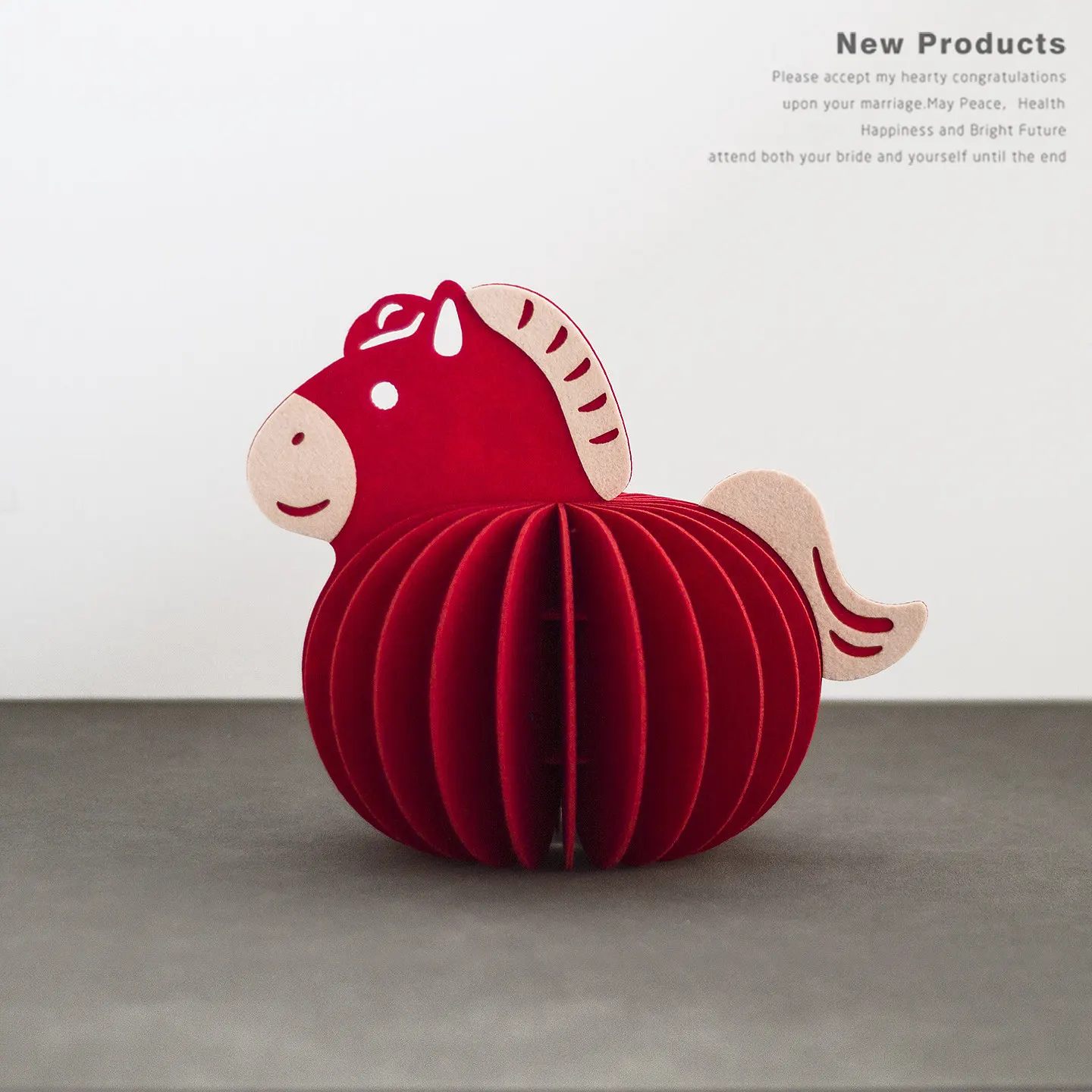 

2026 Year of the Horse Fabric Zodiac Home Decor Chinese New Year Ornament New Chinese Style Spring Festival Housewarming Gift