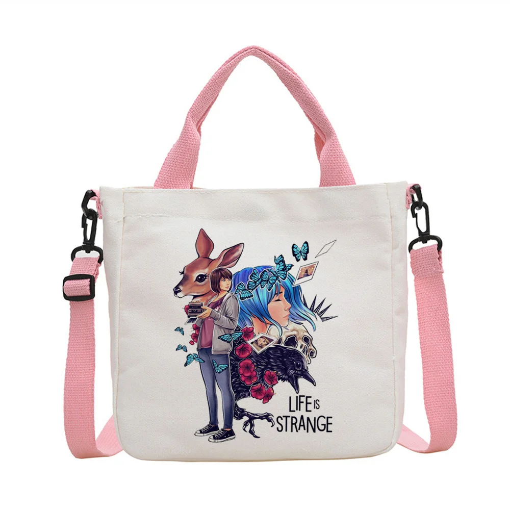 Life Is Strange tote bag foldable reusable totebag torba na zakupy y2k woman