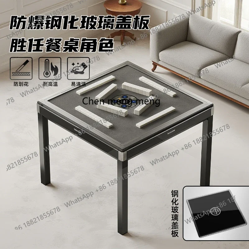 ماكينة جونغ A3020 4 plus 8 مجانية، طاولة جونغ أوتوماتيكية مزدوجة الأغراض، قاعدة أسطوانية أوتوماتيكية قابلة للطي #5