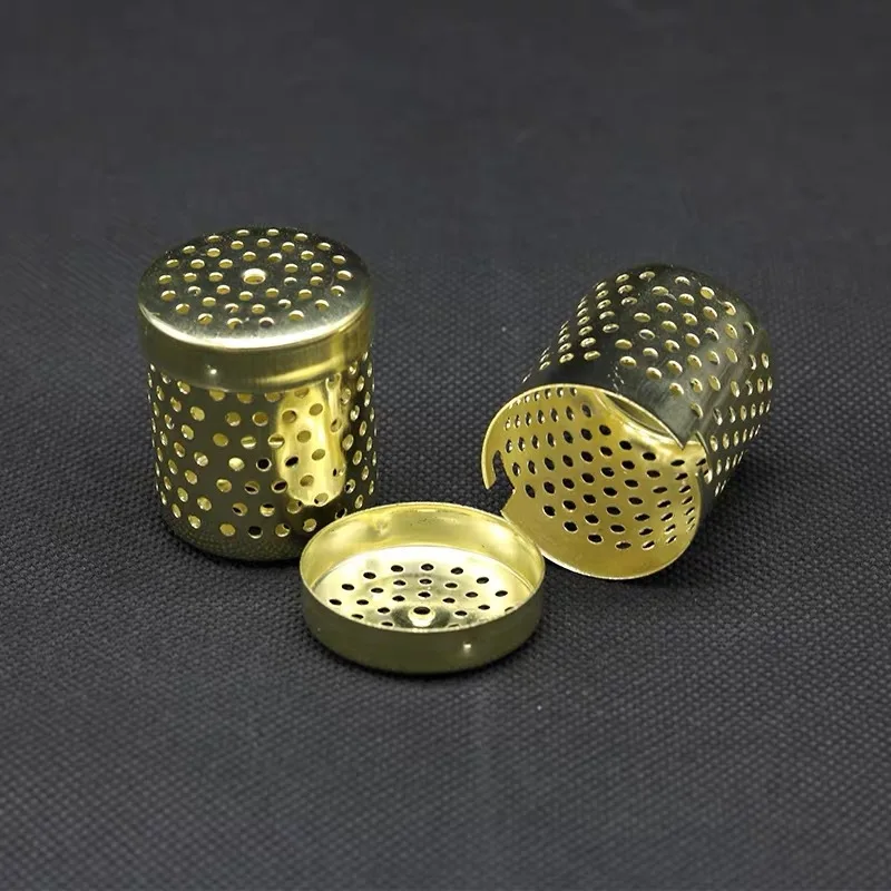 5pcs Moxa velvet ring moxibustion box accessories moxa column metal mesh ring 4x3cm