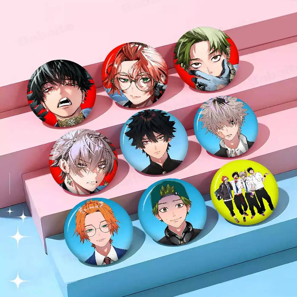 Anime Manga Phantom Anime Button Pin Handmade Brooch for Clothes Cartoon Badge Backpack Decoration Jewelry Accessories