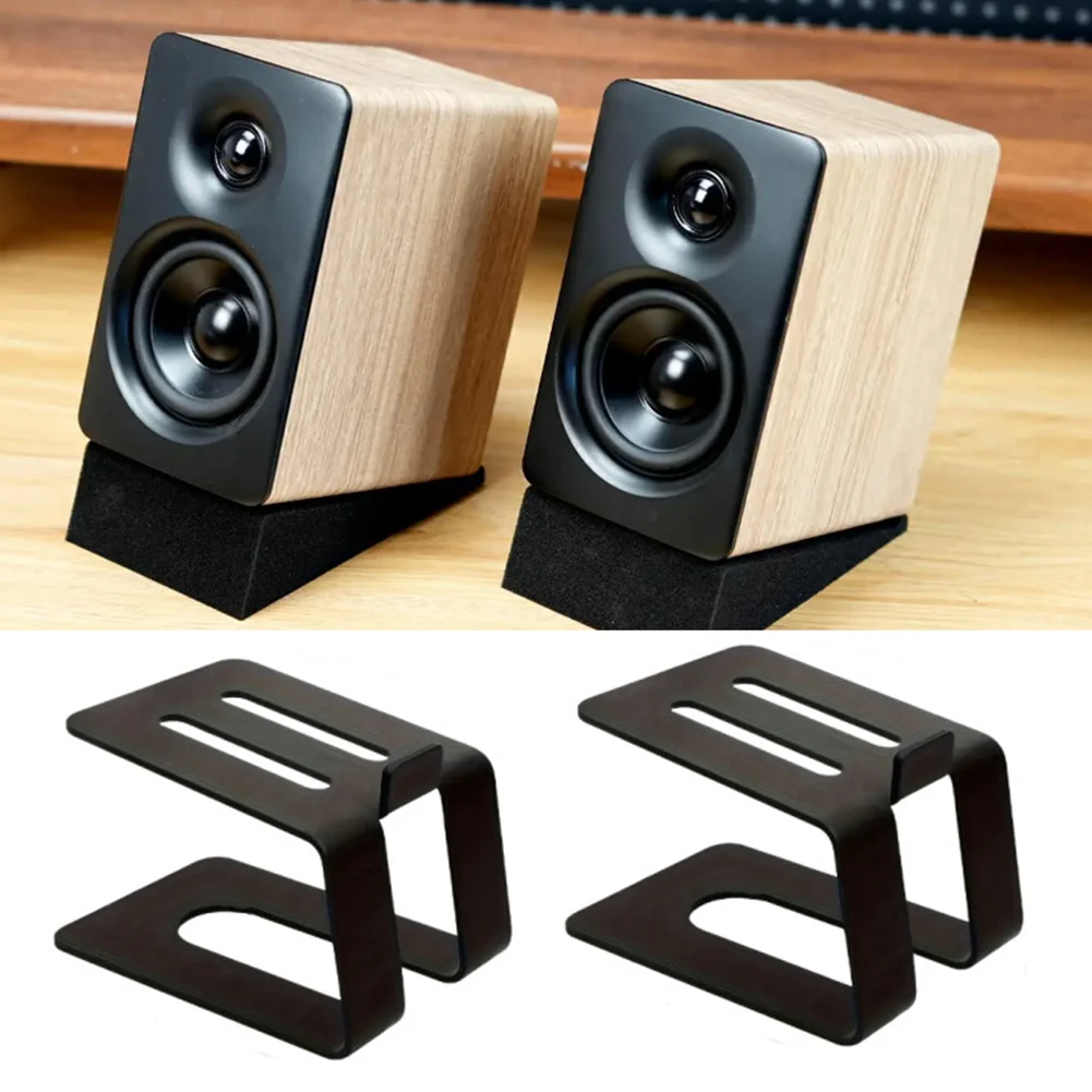 High Stability Desktop Speaker Stands Designed for Studio Monitors with Adjustable Heights for Customized Positioning