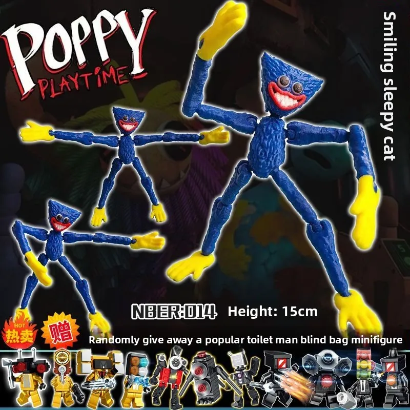 New Poppy Playtime Chapter 5 Lily Love Blaze 3D Printed Action Figure Model Collectible Toy Gift for Game Fans