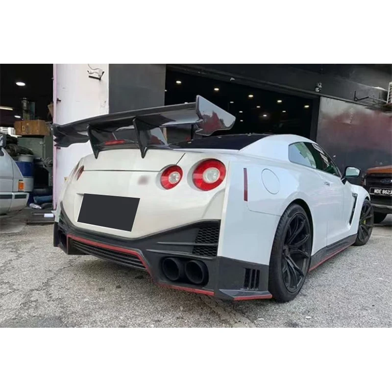 Carbon Fiber For Nissan GTR R35 2009-2020 Car Rear Trunk Spoiler Rear Wing Tail Wing Parts Upgrade Body kit