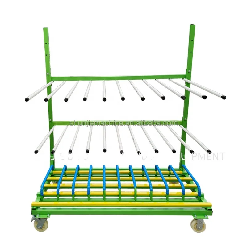 

Custom Door And Window Frame Moving Cart Door Panel Storage Rack 500kg Loading Cantilever Trolley For Factory