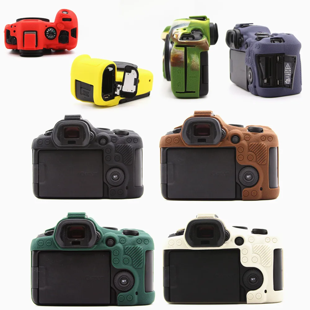 

Мягкий силиконовый чехол-накладка для беззеркальной камеры CANON EOS R6 Mark III R6M3