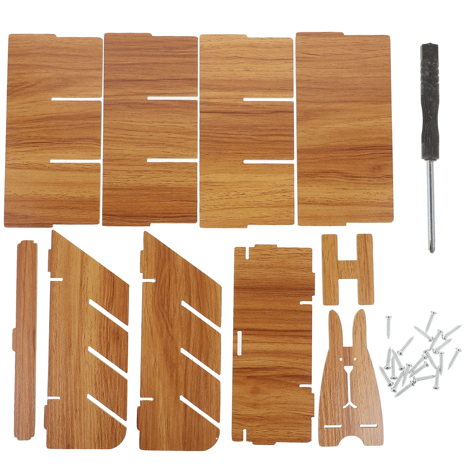 

Multi-Grid Wooden Pen Case Creative Desktop Stationery Holder for Office Study Room Decoration and Organization Use