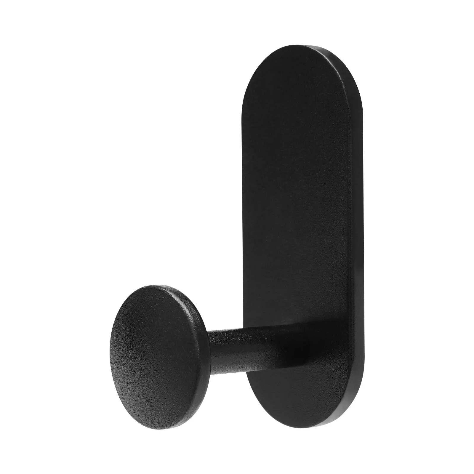 Juego de 4 piezas adhesivos impermeables para colgar ropa, Toalla de baño, cocina, sombrero, llaves, color negro, novedad