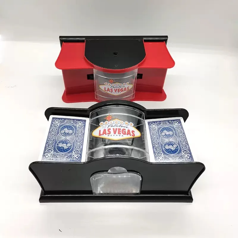 Machine à mélanger les cartes de poker automatique, appareil électronique de mélange de cartes de poker, fonctionnant sur batterie, outil de jeu de cartes - Chine Dés et dés prix