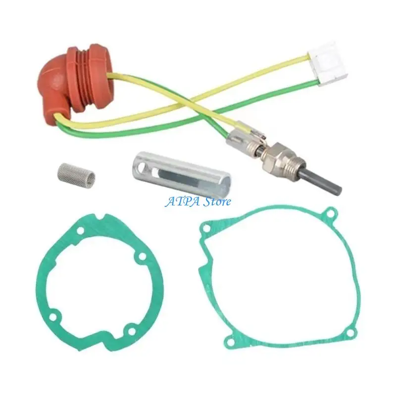 

U13C 12V Ignition Socket Ceramic Glow Plug Air Diesels Parking Heater Parts for D4 D4S Aerial Parking Heaters Quick Heating