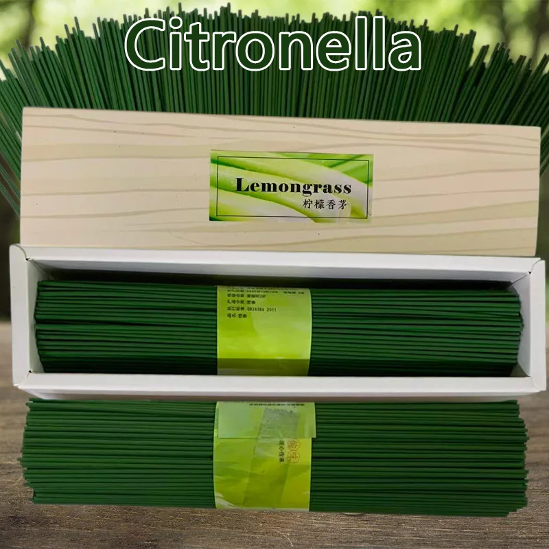 400Pcs Extended Citronella Oil LemonGrass Sticks, Camping, Patio, Pool & Outdoor Activities - Air Purifying Relax, Holiday Decor