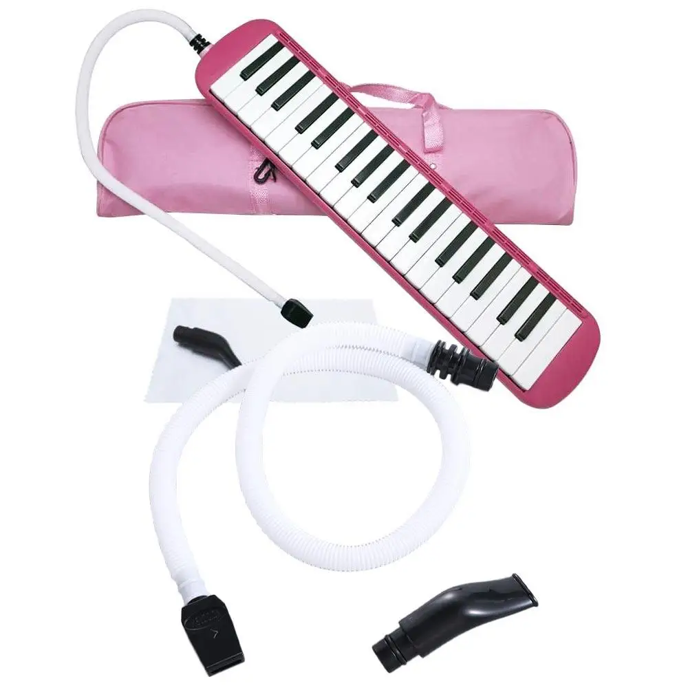 ABS Melodica Flexible Tube Stretchable Currency Melodica Tube Mouth Replaceable Security Pianica Mouthpiece 32 / 37 Key