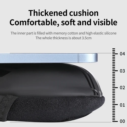 Imagen 2 del producto TOSUOD-sillín de bicicleta de silicona, funda para cojín de asiento de bicicleta de montaña, transpirable, hueco, alfombrilla de gel de sílice, pieza de accesorios para ciclismo