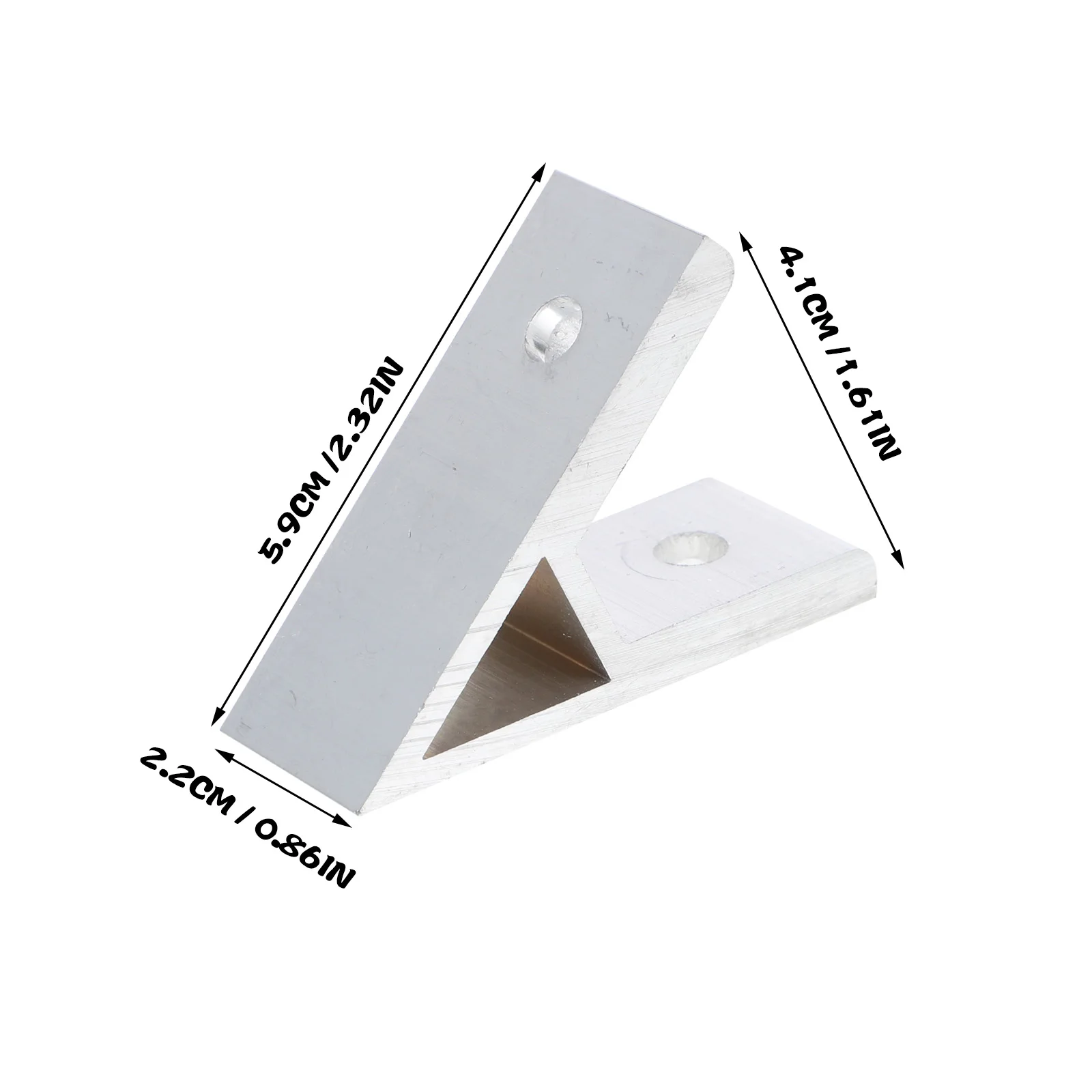 

5 pcs Aluminum Profile Corner Bracket 45 Degree Connector For Cnc Printers Robotics Machine Guards Extrusion Fasteners