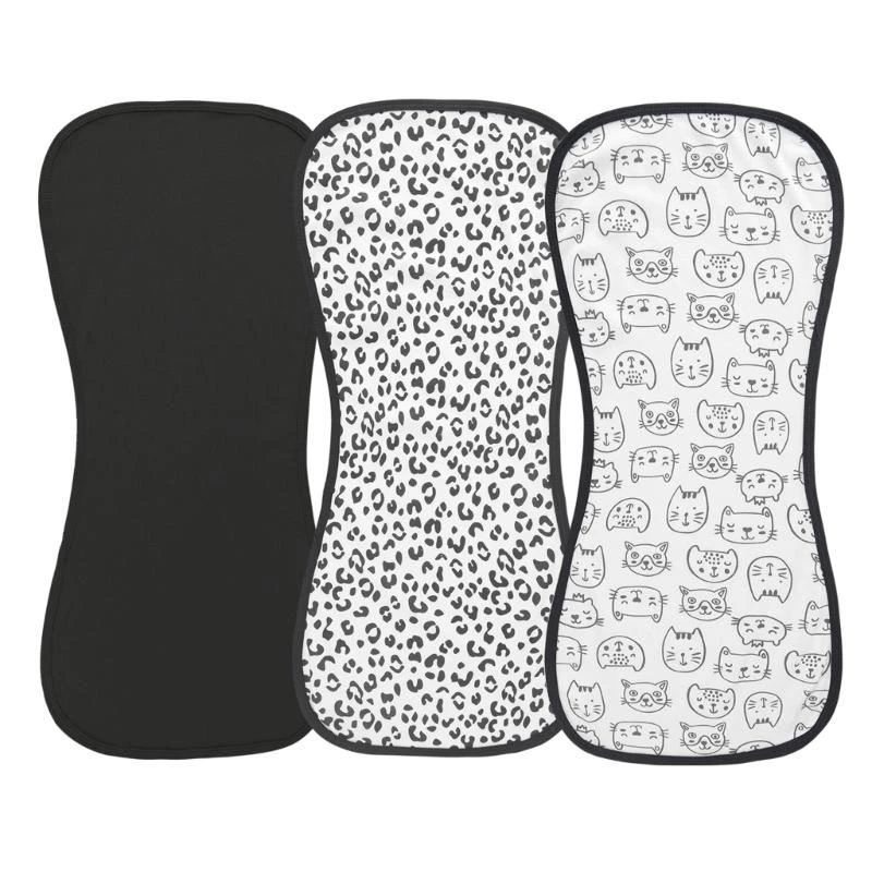 

1 Set Burp ткань абсорбирующая кормящая полотенце дышащая наплечника подушка хлопчатобумажную слюни для младенцев и малышей